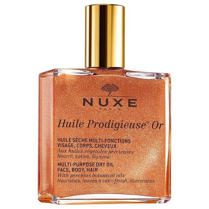 NUXE Huile Prodigieuse® Or Golden Shimmer Multi-Purpose Dry Oil for Face, Body and Hair, 50ml 2