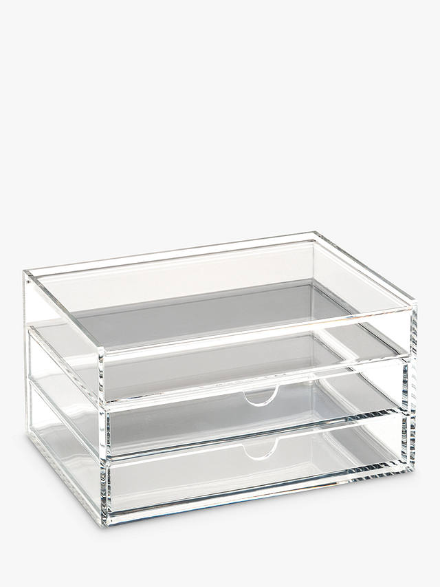Osco Acrylic 3 Drawer Chest With Lid