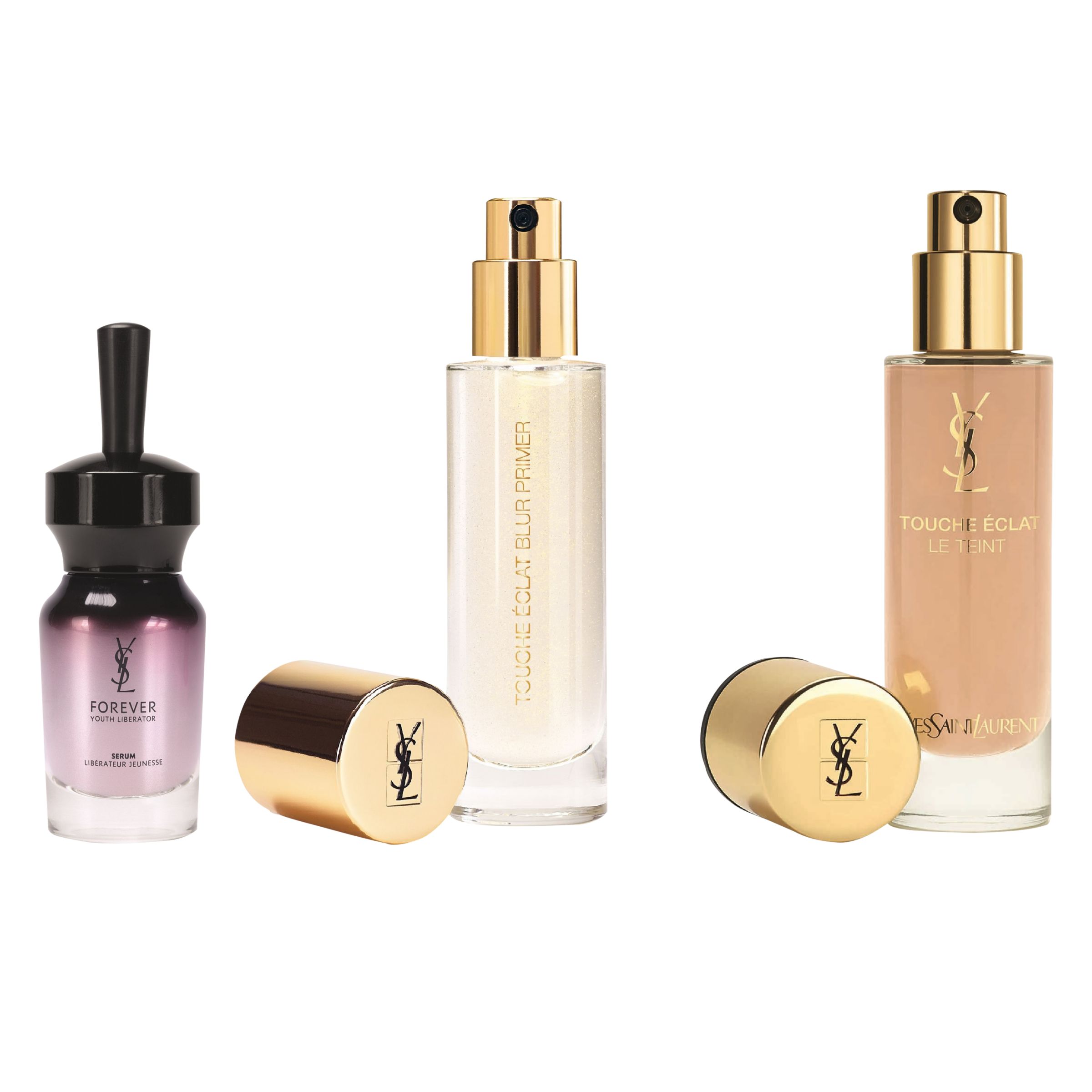 Yves Saint Laurent Touche Éclat Blur Primer and Foundation BD25 with Free Gift