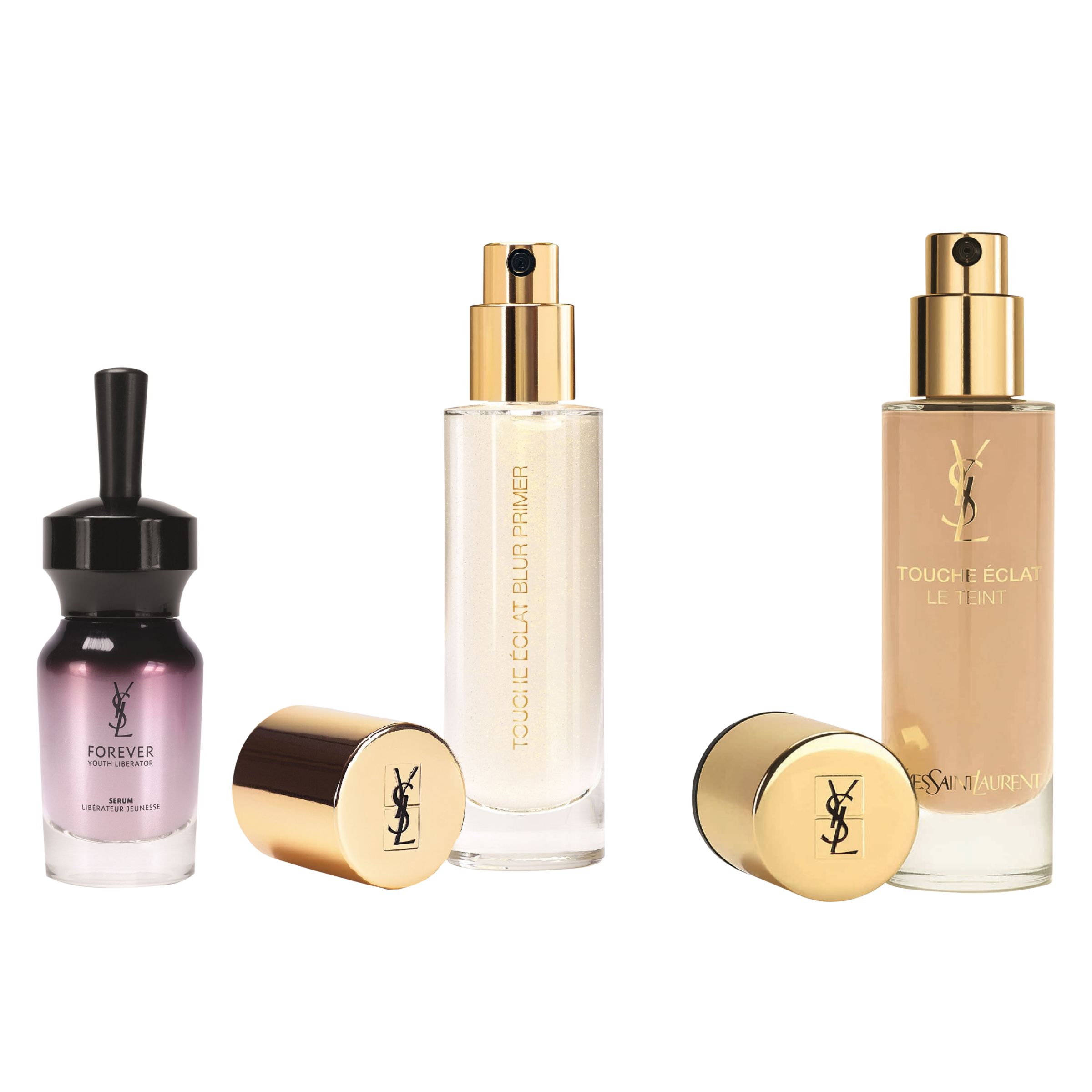 Yves Saint Laurent Touche Éclat Blur Primer and Foundation BR10 with Free Gift