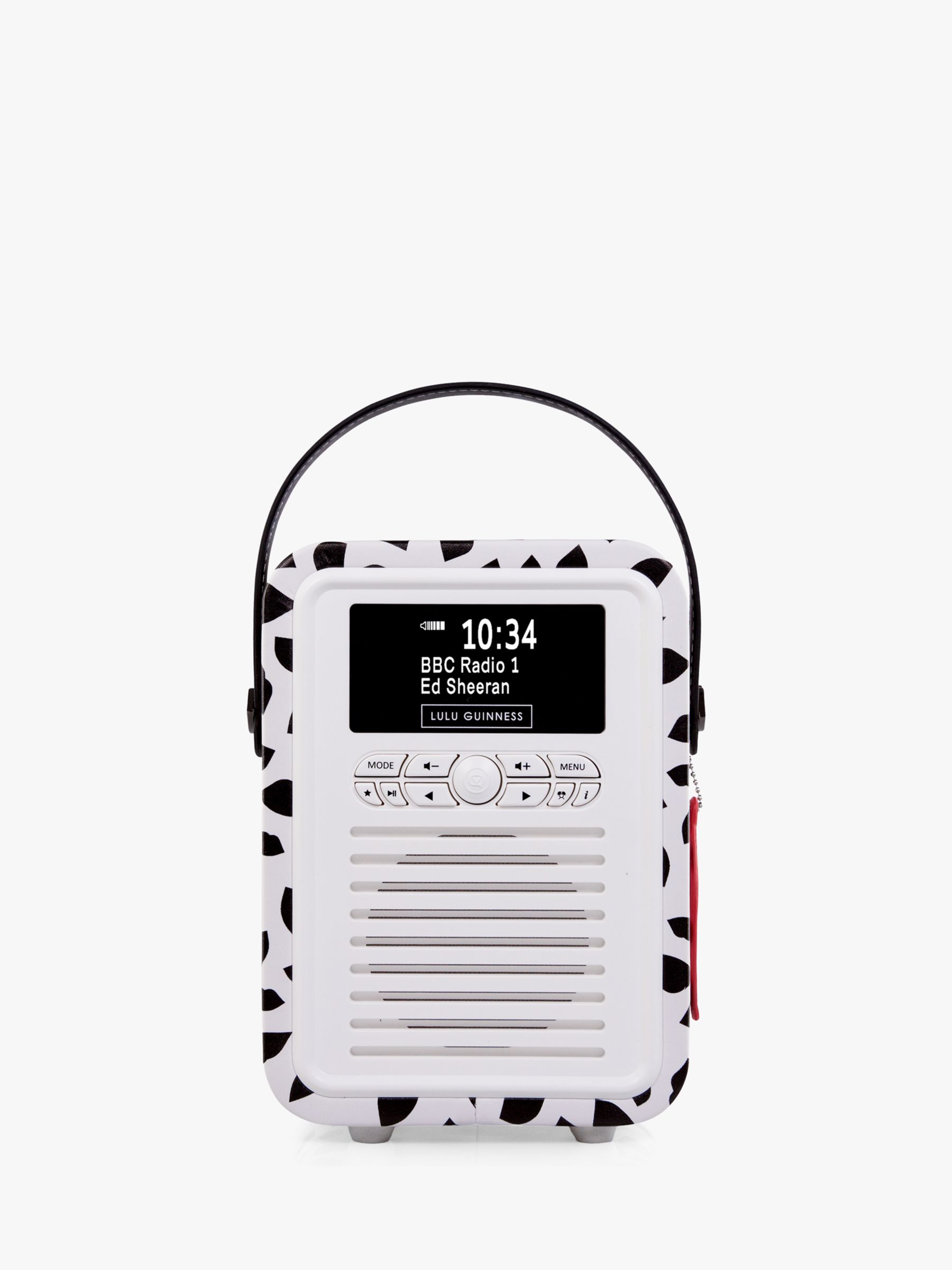 FM Radio Bluetooth Speaker Lulu Guinness Black Lip VQ Hepburn MKII Portable DAB 