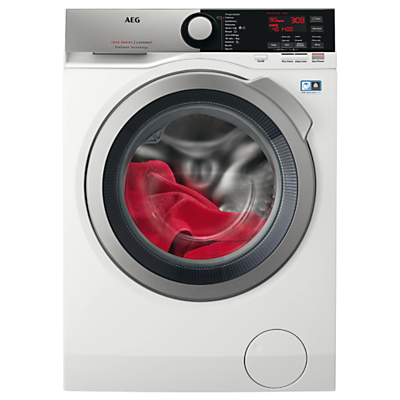 AEG L7FEE845R Freestanding Washing Machine, 8kg load, A+++ Energy Rating, 1400rpm, White