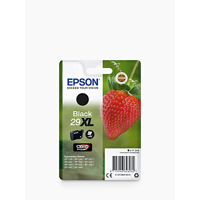 Epson Strawberry T2991 XL Inkjet Printer Cartridge, Black Review thumbnail