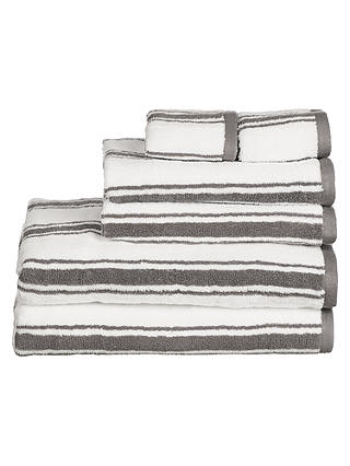 John Lewis & Partners 6 Piece Towel Bale, Stripe