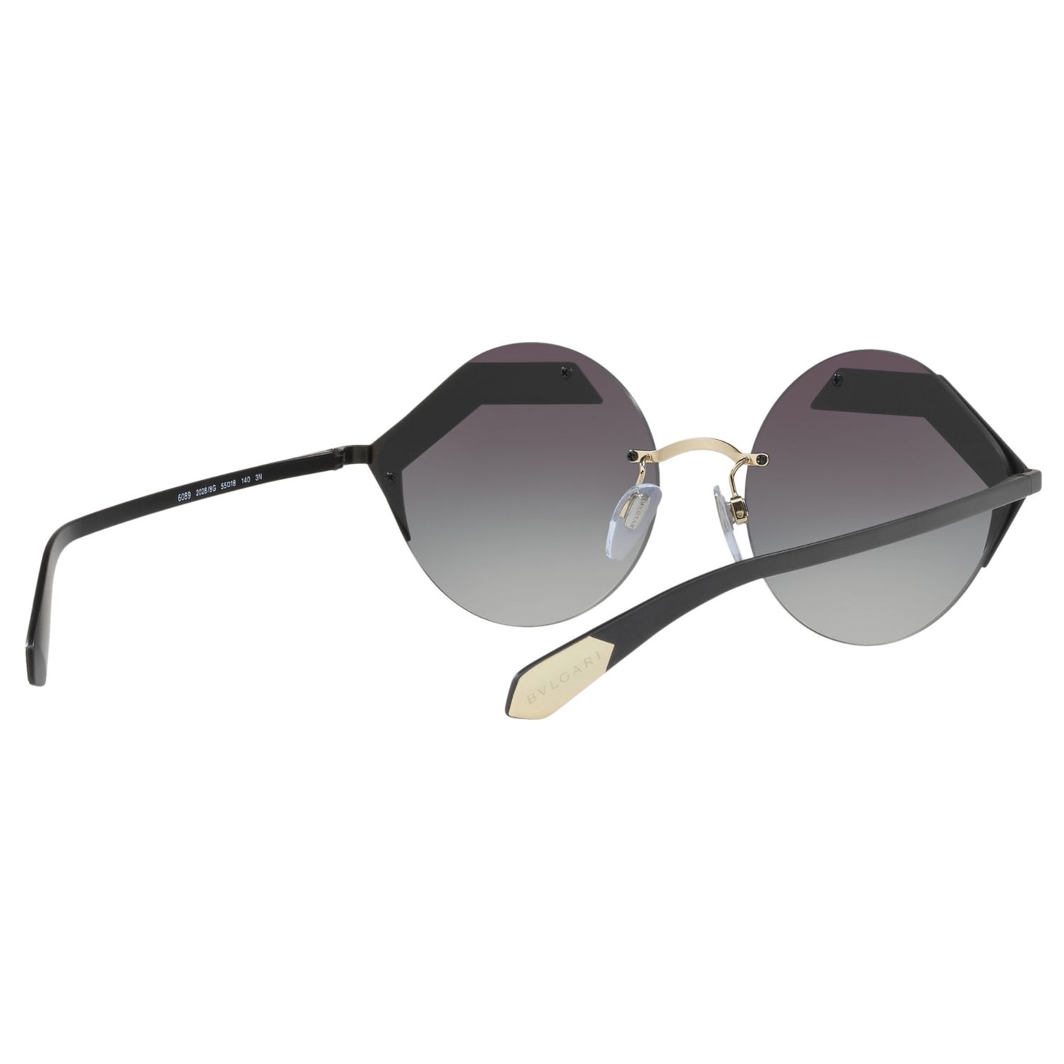 Buy BVLGARI BV6089 Round Sunglasses Online at johnlewis.com