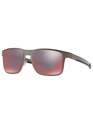 Oakley OO4123 Holbrook Polarised Metal Square Sunglasses