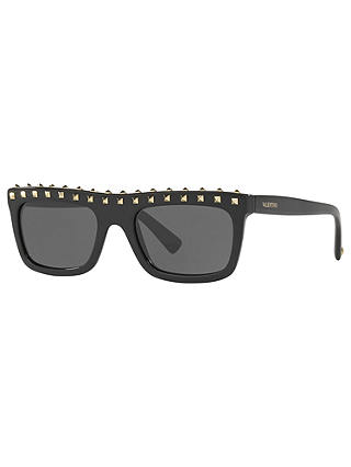 Valentino VA4010 Studded Rectangular Sunglasses