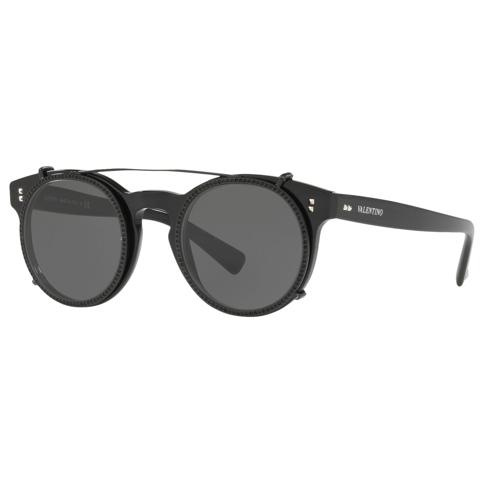 Valentino VA4009CB Textured Round Sunglasses