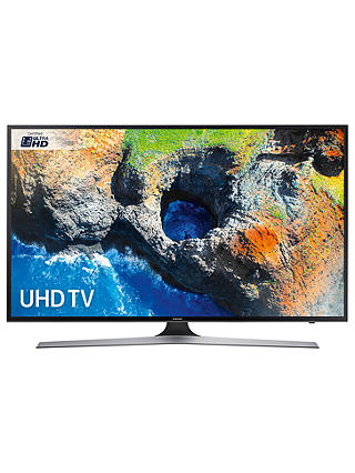 Samsung UE40MU6100 HDR 4K Ultra HD Smart TV, 40" with TVPlus, Black