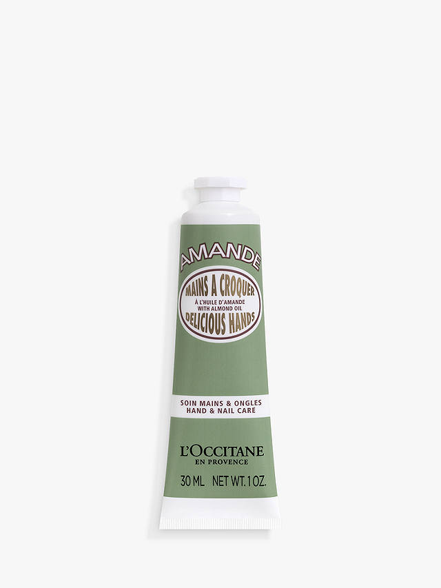 L'OCCITANE Almond Delicious Hand Cream, 30ml at John Lewis & Partners