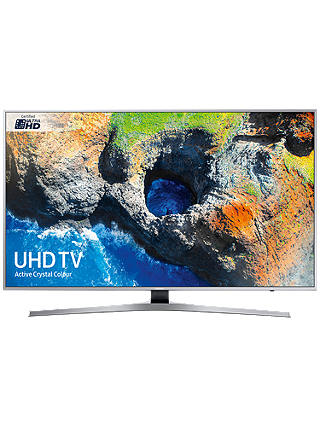 Samsung UE49MU6400 HDR 4K Ultra HD Smart TV, 49" with TVPlus/Freesat HD & Active Crystal Colour, Silver