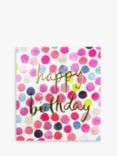 The Proper Mail Company Polka Dots Happy Birthday Card