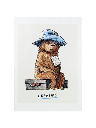 Mint Paddington Bear Leaving Greeting Card