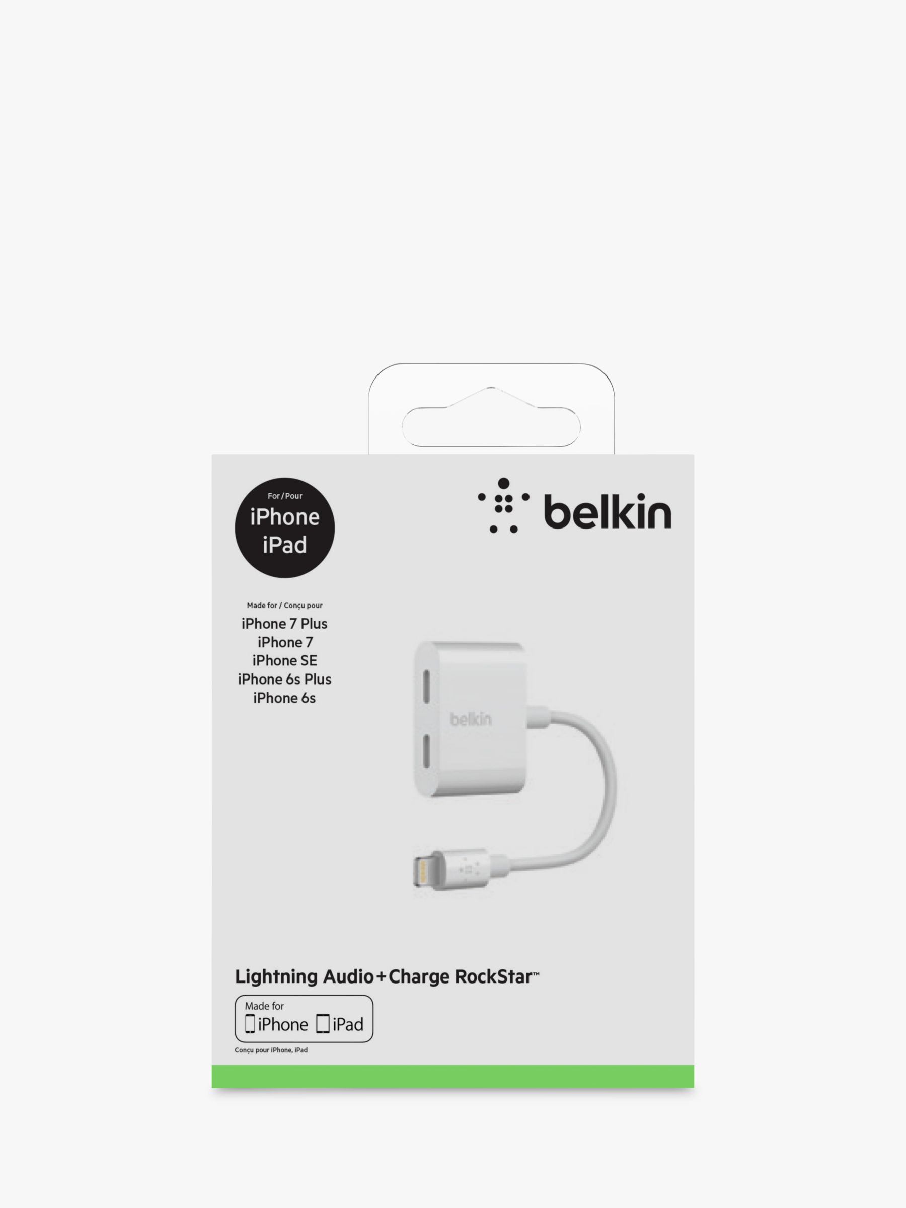 Belkin Lightning Audio+ Charge Rockstar at John Lewis & Partners