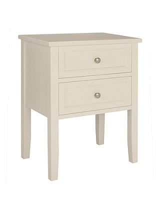 John Lewis & Partners Special St Ives Bedside Table, Ivory