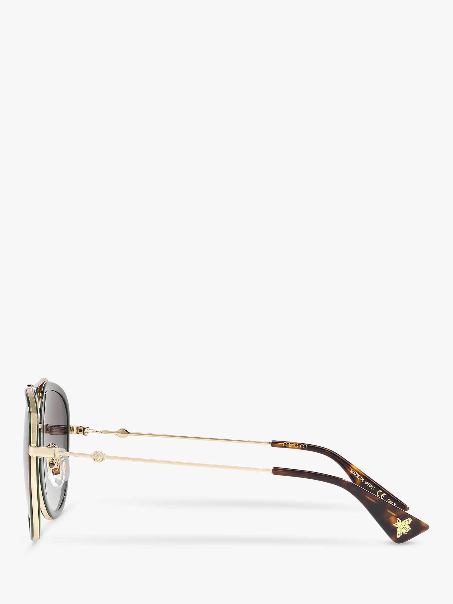 Buy Gucci GG0062S Aviator Sunglasses Online at johnlewis.com