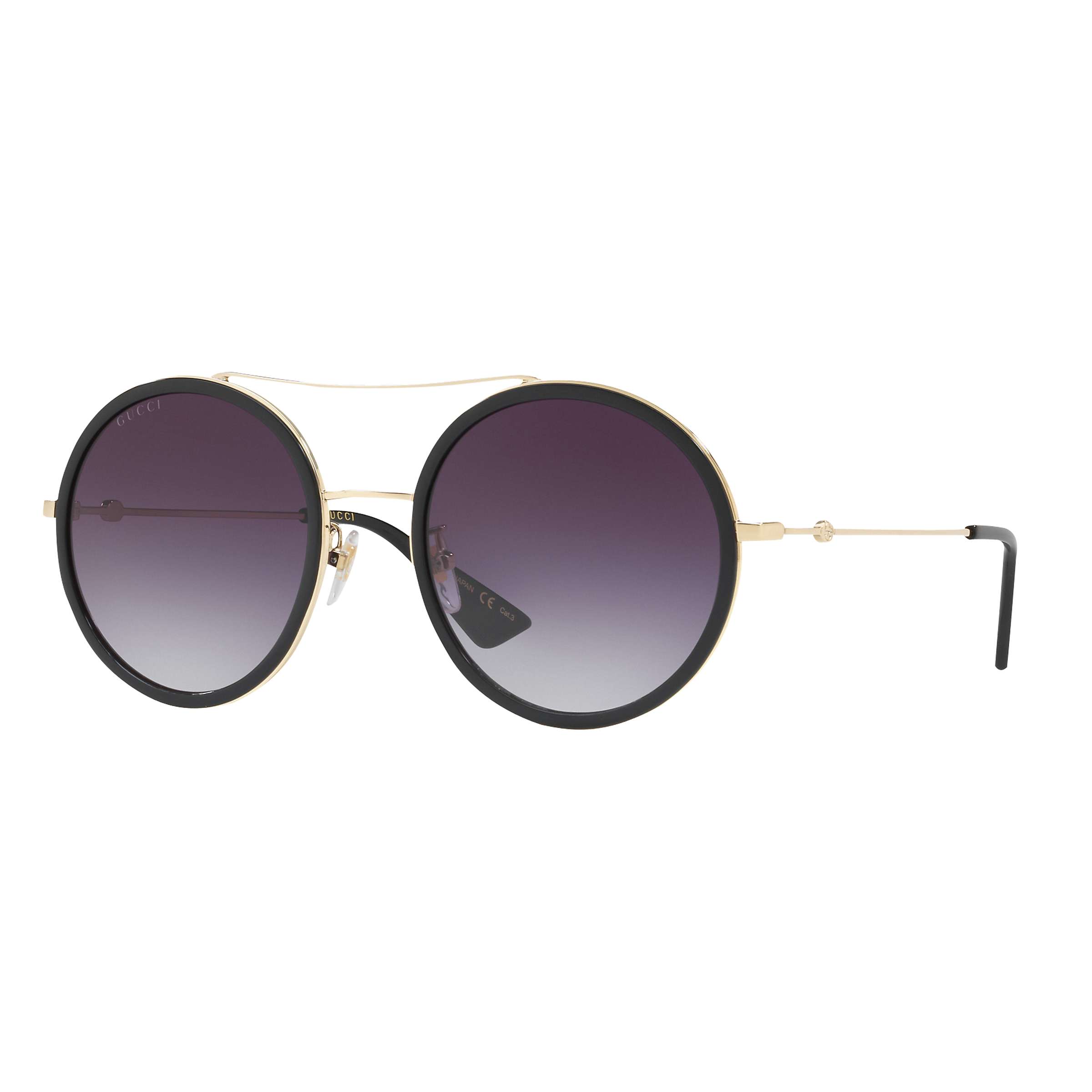 Buy Gucci GG0016S Round Sunglasses Online at johnlewis.com