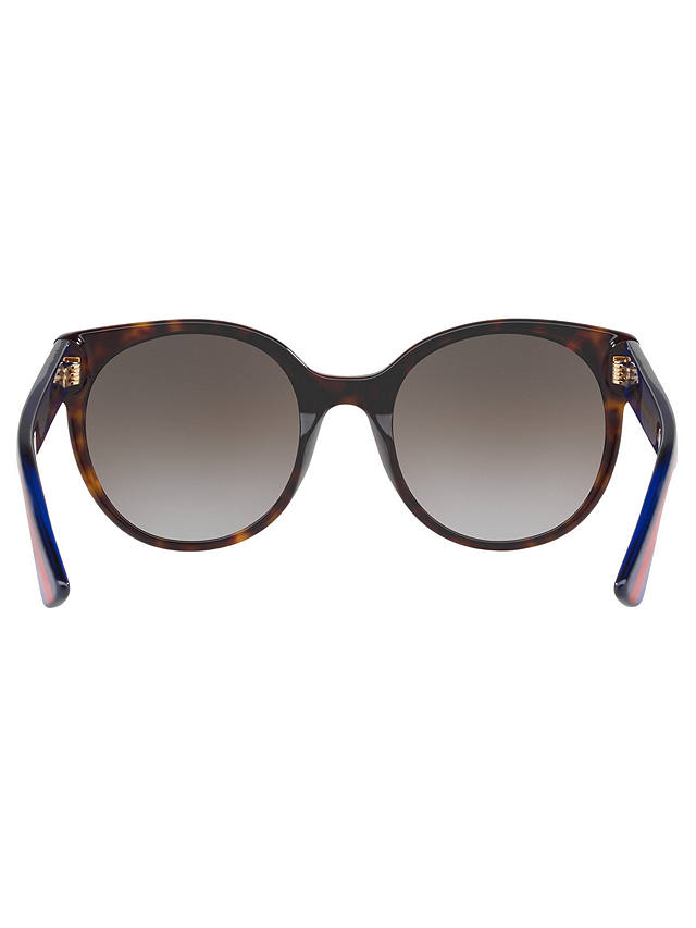 Gucci GG0035S Women's Oval Sunglasses, Tortoise Multi/Grey Gradient