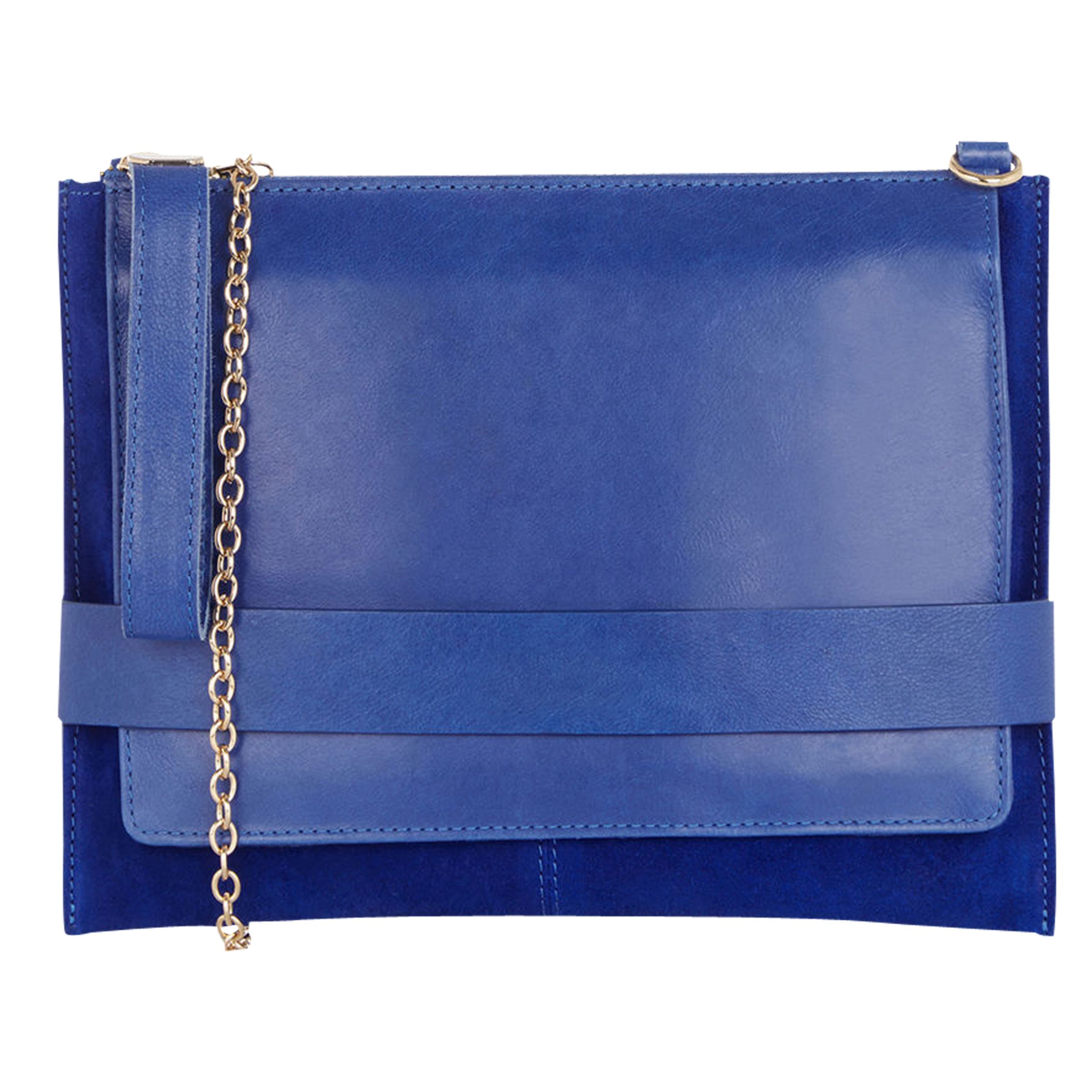 Oasis Lucia Leather Cross Body Clutch Bag at John Lewis & Partners