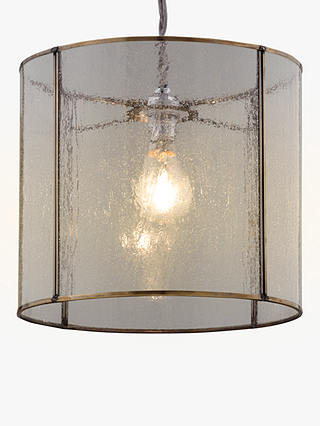John Lewis Leighton Easy-to-Fit Bubble Glass Ceiling Shade