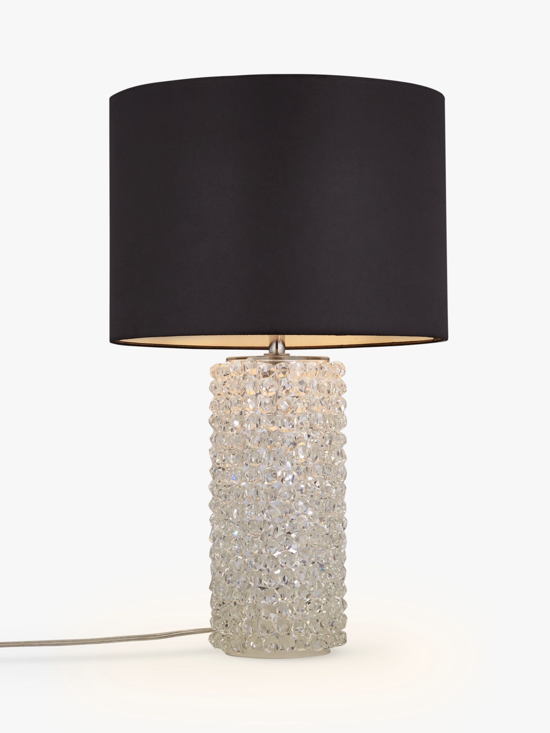 John Lewis & Partners Marsha Table Lamp, Clear