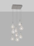 John Lewis Jensen 9 Pendant LED Cluster Ceiling Light, Chrome