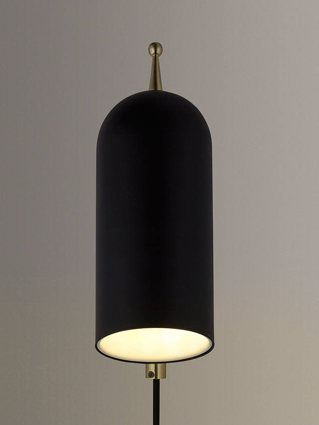 John Lewis & Partners No.045 LED Plug-In Wall Light, Black