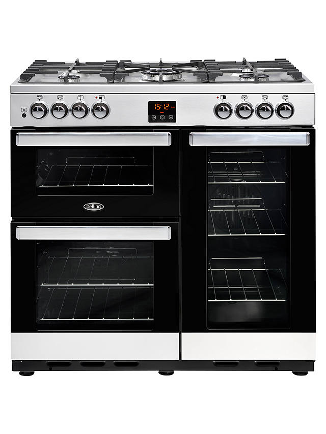 Buy Belling Cookcentre 90DFT Dual Fuel Range Cooker Online at johnlewis.com