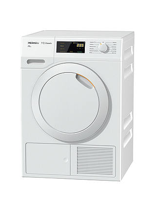Miele TDB130WP Eco Heat Pump Tumble Dryer, 7kg Load, A++ Energy Rating, White