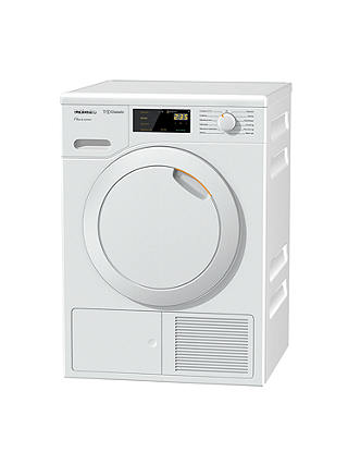 Miele TDD120WP Freestanding Heat Pump Tumble Dryer, 8kg Load, A++ Energy Rating, White