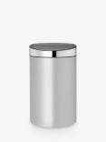 Brabantia Touch Bin New, 40L, Metallic Grey