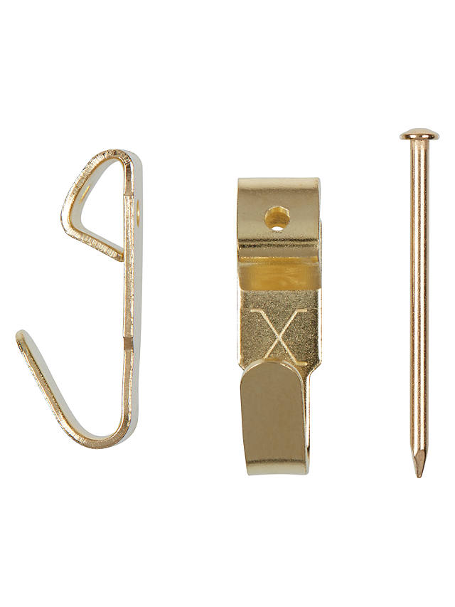 Home Gallery Picture Hooks Brass Headed Pins, Pack of 10