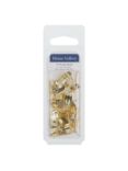 Home Gallery Picture Hooks Brass Headed Pins, Pack of 6