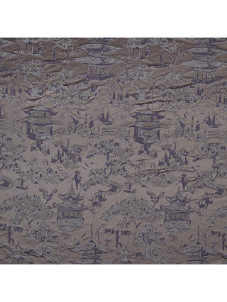 John Lewis & Partners Oriental Scene Furnishing Fabric, Steel