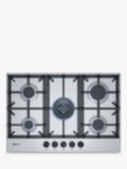 Neff N70 T27DS59N0 75cm Gas Hob, Stainless Steel