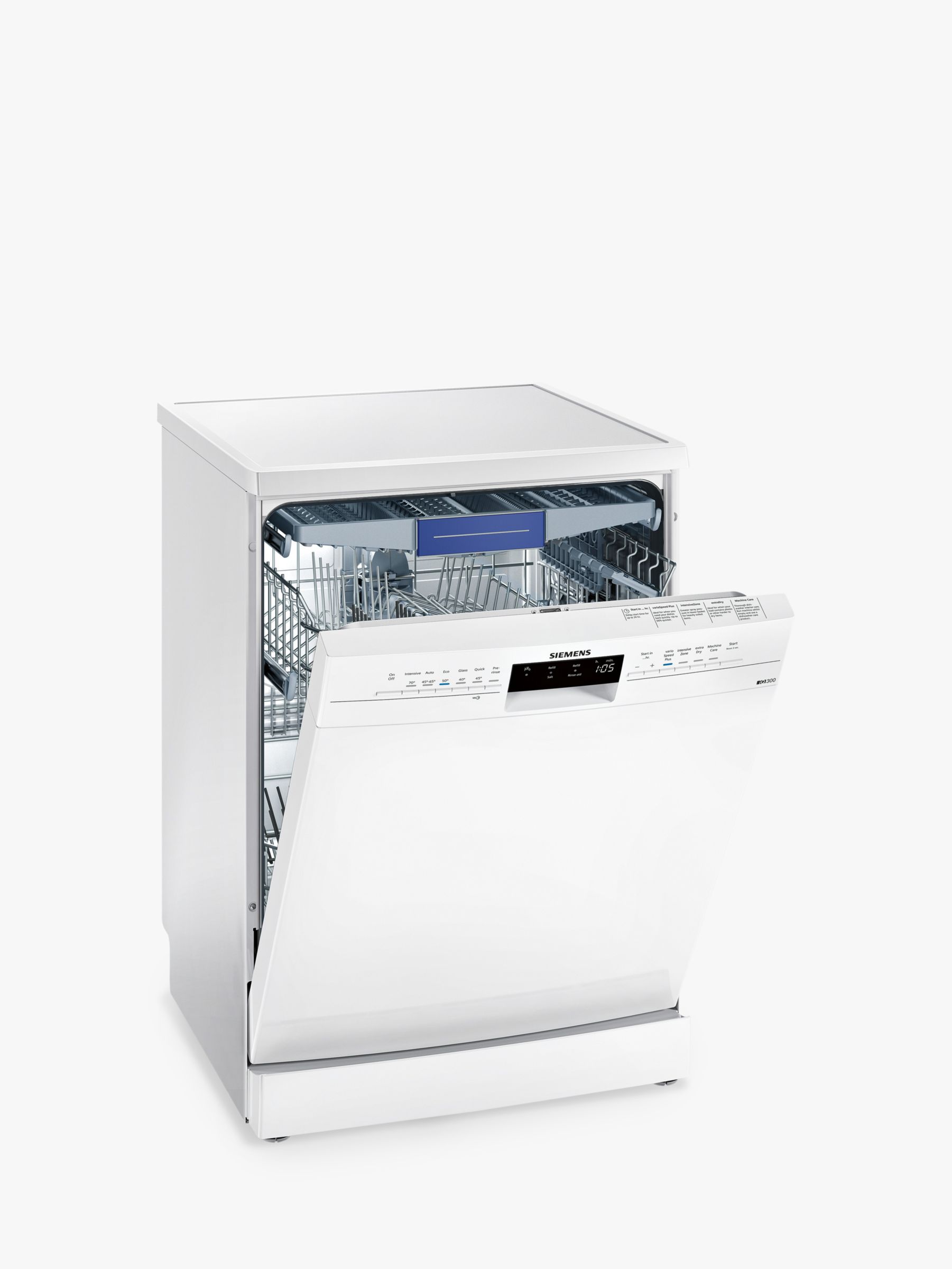 Siemens SN236W01MG Freestanding Dishwasher, White