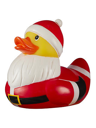 John Lewis & Partners Mr Claus Santa Rubber Duck Bath Toy