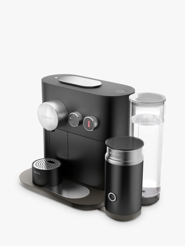Nespresso Expert Coffee Machine with Aeroccino by KRUPS, Matt Black