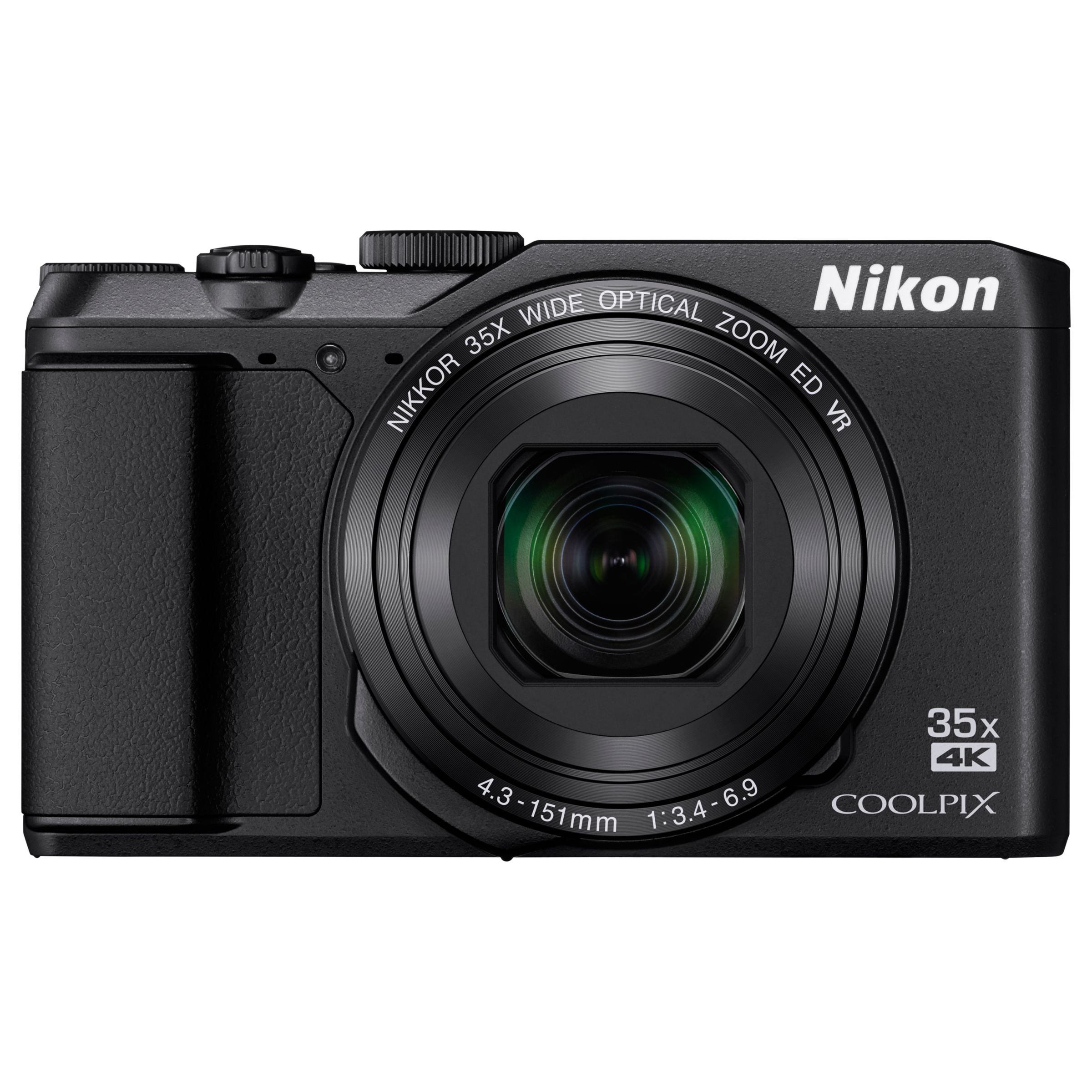 Nikon COOLPIX A900 Digital Camera, 20.3MP, 4K Ultra HD, 35x Optical Zoom, Wi-Fi, Bluetooth & 3” LCD Tiltable Screen