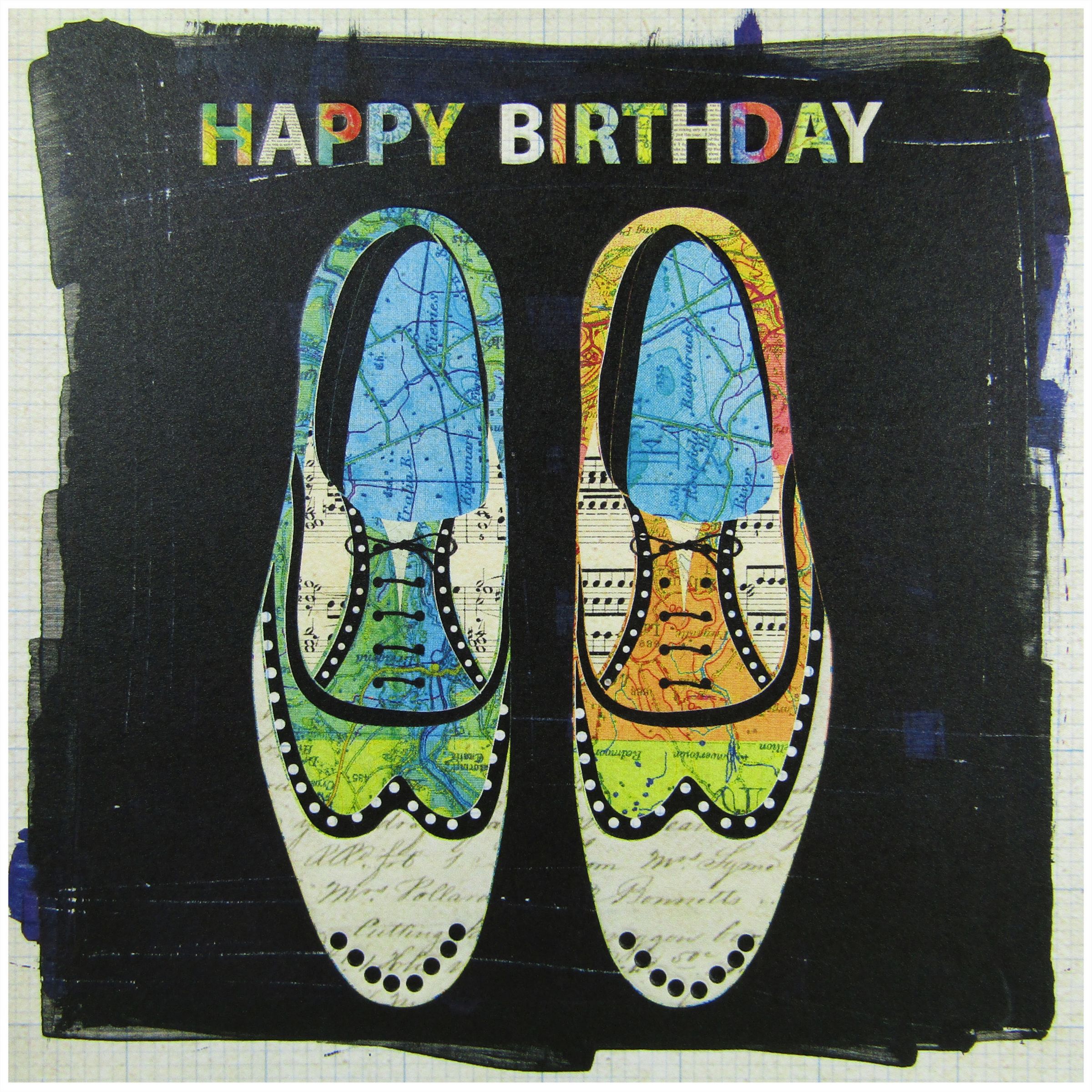 Portico Brogues Birthday Card