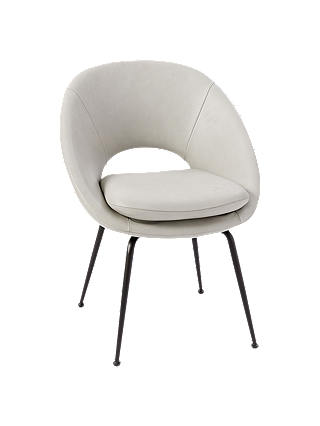 west elm Orb Upholstered Dining Chair, Cement