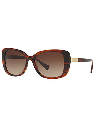 Ralph RA5223 Square Sunglasses, Tortoise/Brown Gradient