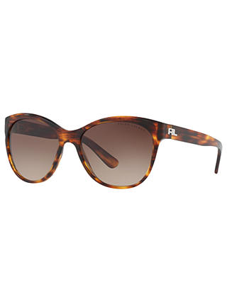 Ralph Lauren RL8156 Cat's Eye Sunglasses, Havana/Brown Gradient
