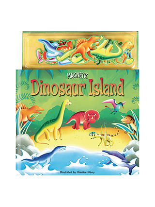 Magnetic Dinosaur Island Children's Book