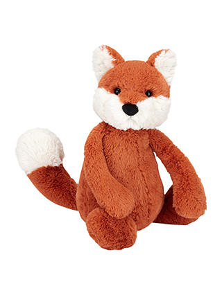 Jellycat Bashful Fox Cub Soft Toy, Medium, Multi