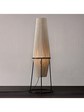 John Lewis & Partners Truman String Floor Lamp. Natural / Black