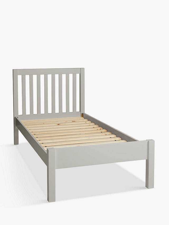 ANYDAY John Lewis & Partners Wilton Child Compliant Bed Frame, Single, Grey