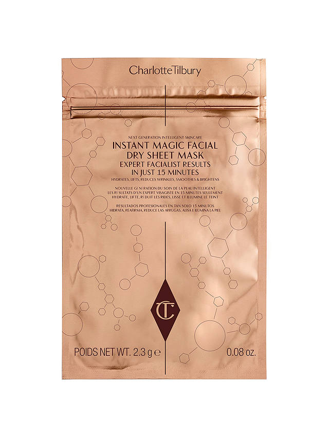 Charlotte Tilbury Instant Magic Facial Dry Sheet Mask, x 1 7