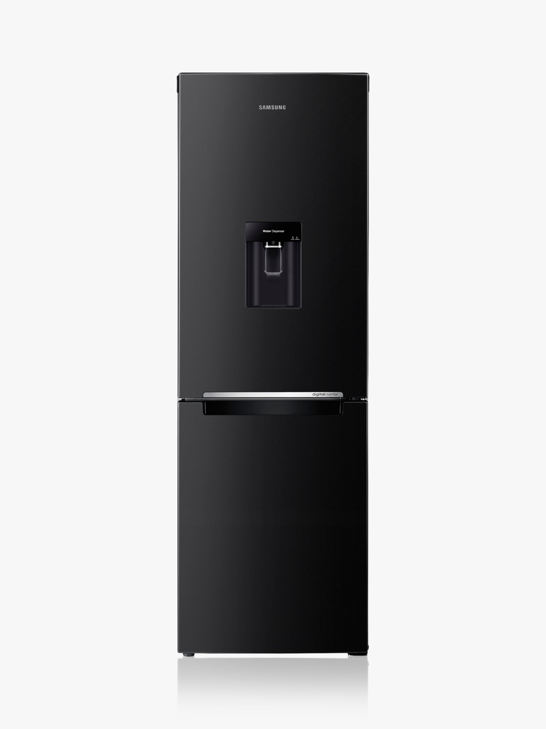 Samsung RB29FWRNDBC Fridge Freezer, A+ Energy Rating, 60cm Wide, Black Gloss