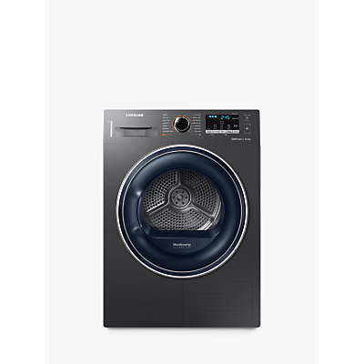 Samsung DV80M50103X Heat Pump Tumble Dryer, 8kg Load, A++ Energy Rating, Graphite